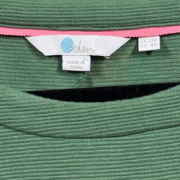 Boden Jasmine Ottoman Dress Kelly Green Size 8 - Picture 6 of 8